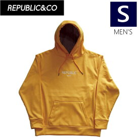 ○ 22-23 REPUBLIC CLASSIC BONDING HOODIE カラー:Yellow Sサイズ リパブリック メンズ レディース ユニセックス スノーボード スキー アパレル パーカー フーディ 日本正規品