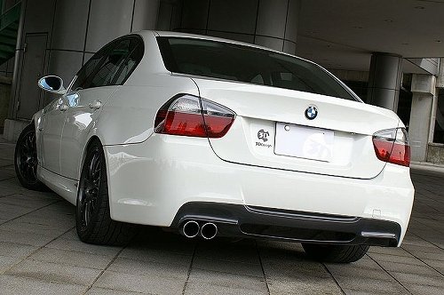 BMW パーツ 3D Design 3Dデザイン 公式の 3シリーズ E90 E91 【数量限定】 330i 323i 325i BGセット 320i M-Sport リアディフューザー シングル