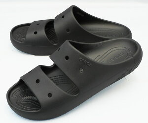 【クロックス31cm】【送料込】CROCS:クラシック サンダル 2.0:黒(209403-001 CLASSIC SANDAL 2.0):ビッグサイズ:大きいサイズ:サンダル31cm