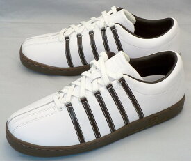 【ケースイス30cm】K-SWISS:クラシック88：白×ブラウン×ガム(06322-J05-M CLASSIC 88)：ビッグサイズ：大きいサイズ：スニーカー30cm