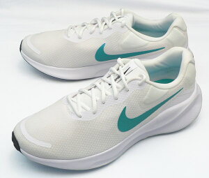 【ナイキ29cm】【送料込】レボリューション7:白×ミントブルー(FB2207 103 REVOLUTION 7):ビッグサイズ:大きいサイズ:スニーカー29cm