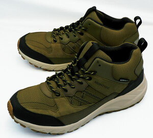 【アキレス29cm】【送料込】超ワイド6E防水:モントレ MR-013:オリーブ(MTR0130OV):ビッグサイズ:大きいサイズ:スニーカー29cm