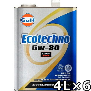 Kt GReNm 5W-30 SN GF-5 Full Synthetic 4L×6  Gulf Ecotechno