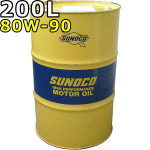 XmR }[rbNMA 80W-90 GL-5 ~l 200Lh s Ԏws ls SUNOCO MARVIC GEAR