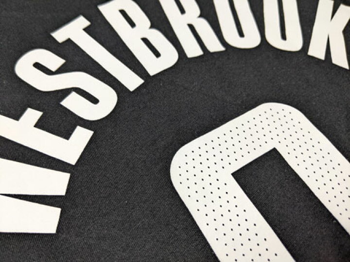 NBA ヒューストン・ロケッツ #0 ラッセル・ウェストブルック 鎖骨スポンサー対応可能 (黒) Tシャツ NIKE メンズウェア | takaoka-ladiescare.jp