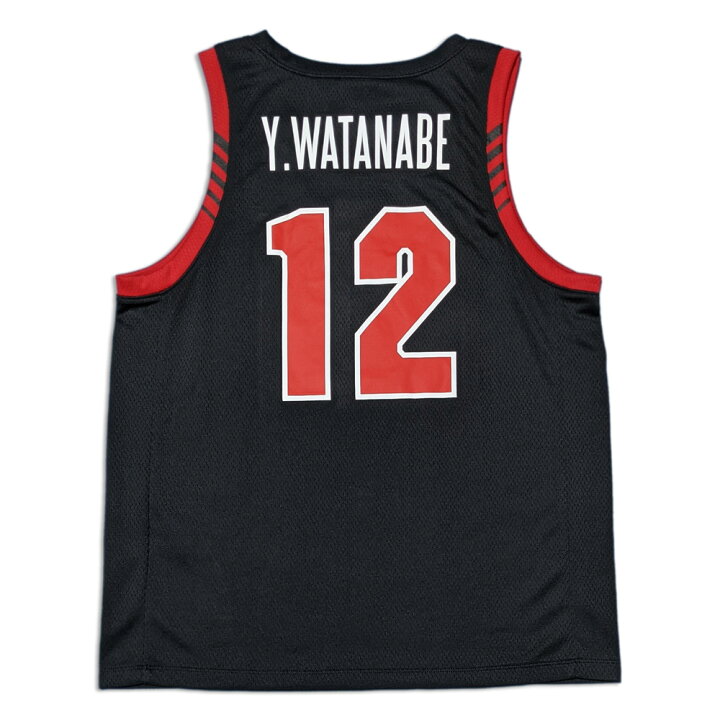 楽天市場 バスケ 日本代表 12 渡邊雄太 レプリカジャージ アンダーアーマー Under Armour アカツキファイブ メール便送料無料 O K A フットボール