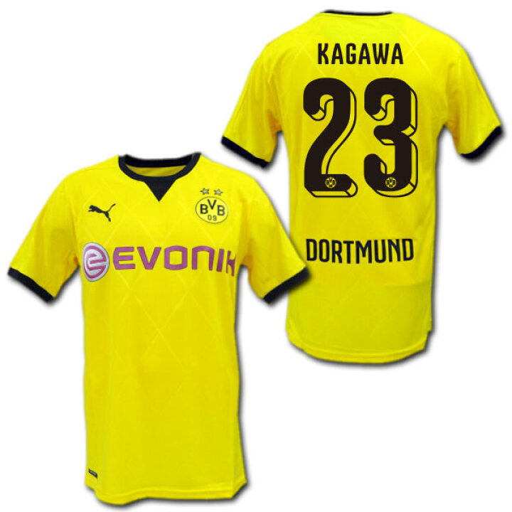 楽天市場 ボルシア ドルトムント 15 16 ホーム ヨーロッパリーグモデル 黄色 23 Kagawa 香川 真司 Puma製 マーキング対応 O K A フットボール