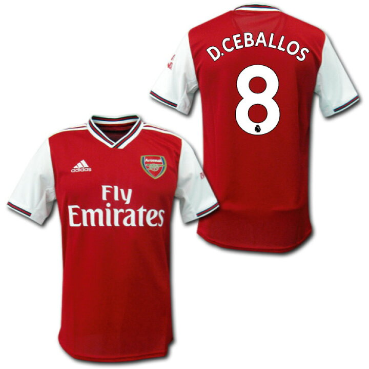 adidas アーセナル2019-20 ユニフォームD. Ceballos 8