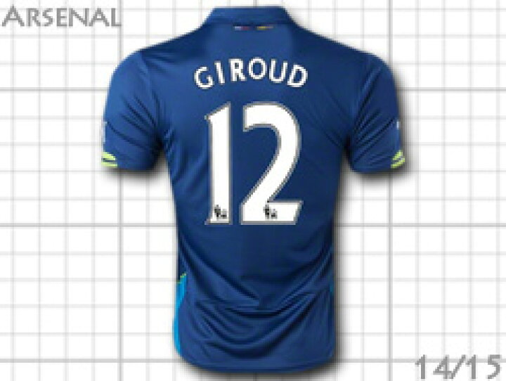 楽天市場】アーセナル 14/15 3rd（青紺） #12 GIROUD オリヴィエ 