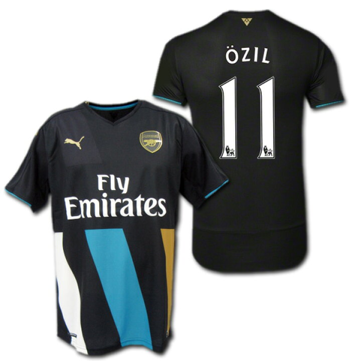 楽天市場】アーセナル 15/16 3rd（黒） #11 OZIL メスト・エジル 