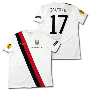 【選手支給品】マンチェスターシティ 10/11 サード 半袖 #17 BOATENG EL+RESPECTパッチ