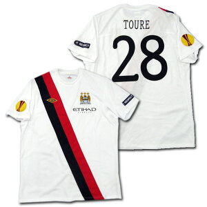 【選手支給品】マンチェスターシティ 10/11 サード 半袖 #28 KOLO TOURE EL+RESPECTパッチ
