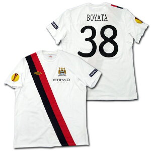 【選手支給品】マンチェスターシティ 10/11 サード 半袖 #34 DE JONG EL+RESPECTパッチ