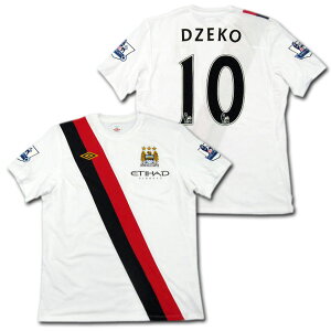 【選手支給品】マンチェスターシティ 10/11 サード 半袖 #10 エディン・ジェコ EPLパッチ