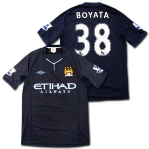 【選手支給品】マンチェスターシティ 10/11 アウェイ 半袖 #38 デドリック・ボヤタ EPLパッチ