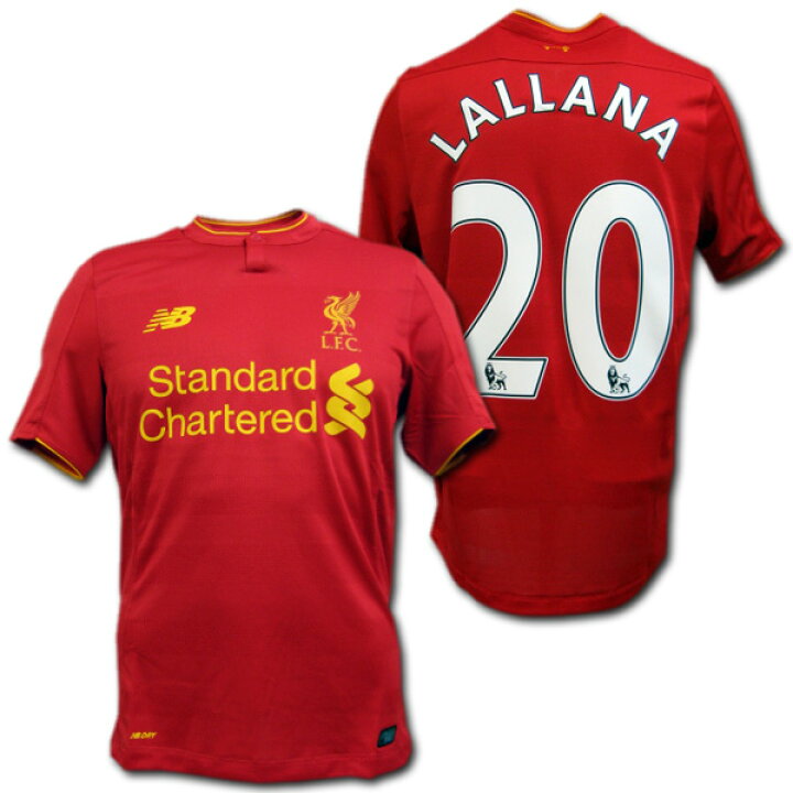 楽天市場】16/17 リバプール ホーム（赤） #20 LALLANA アダム 