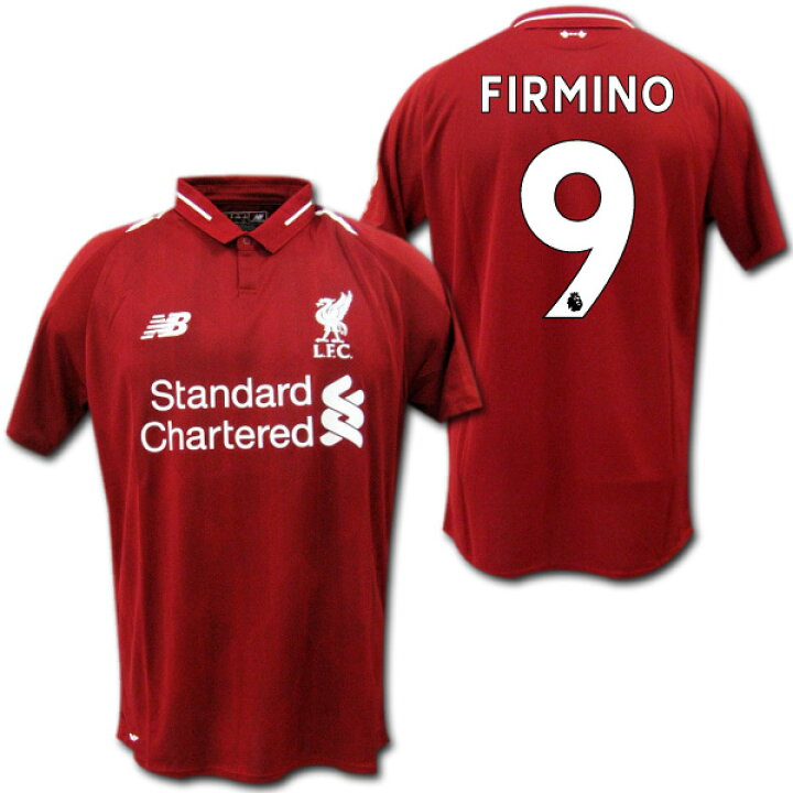楽天市場】18/19 リバプール ホーム（赤） ＃9 FIRMINO フィルミーノ 