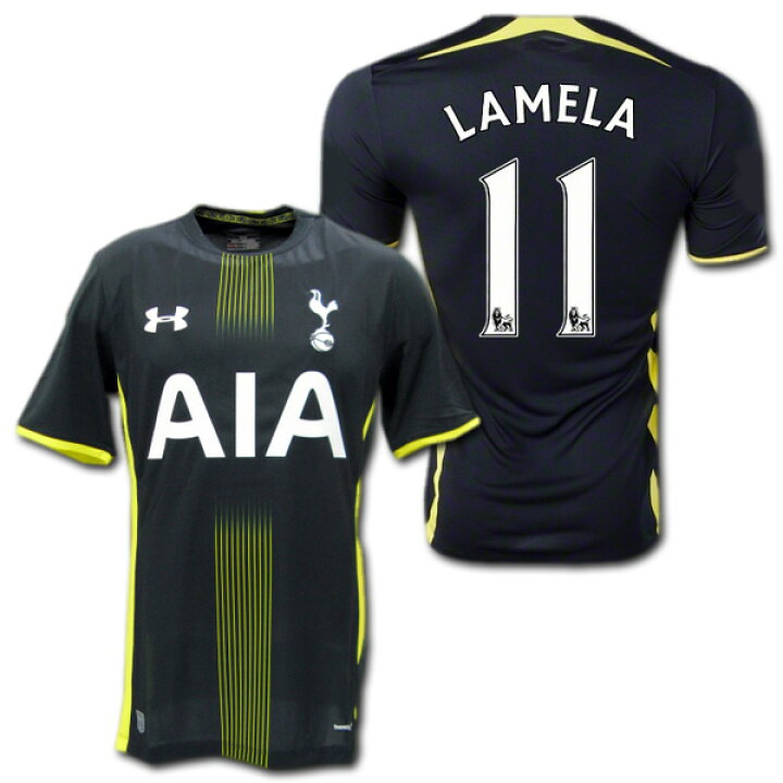 楽天市場】トッテナム・ホットスパー 14/15 アウェイ（黒） #11 LAMELA 