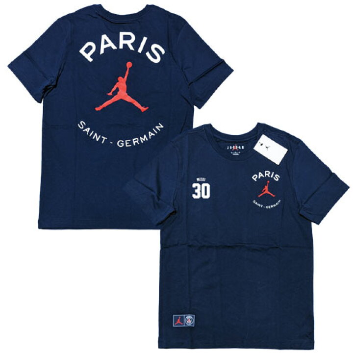 楽天市場 Psg Jordan 1マーク無料 21 22 パリ サンジェルマン T シャツ 紺 Nike メール便送料無料 O K A フットボール