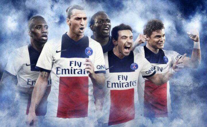 楽天市場】13/14 PSG パリサンジェルマン アウェイ（白） ナイキ製 