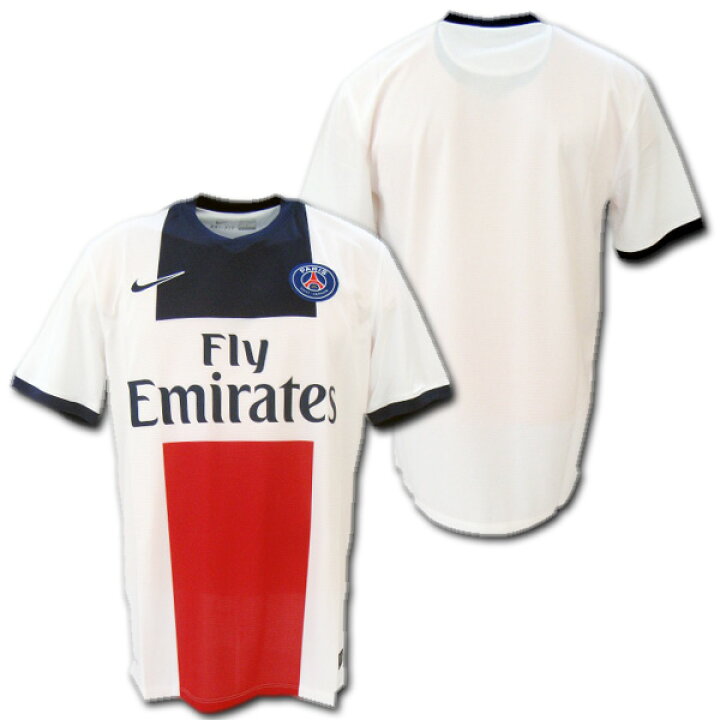 楽天市場】13/14 PSG パリサンジェルマン アウェイ（白） ナイキ製 