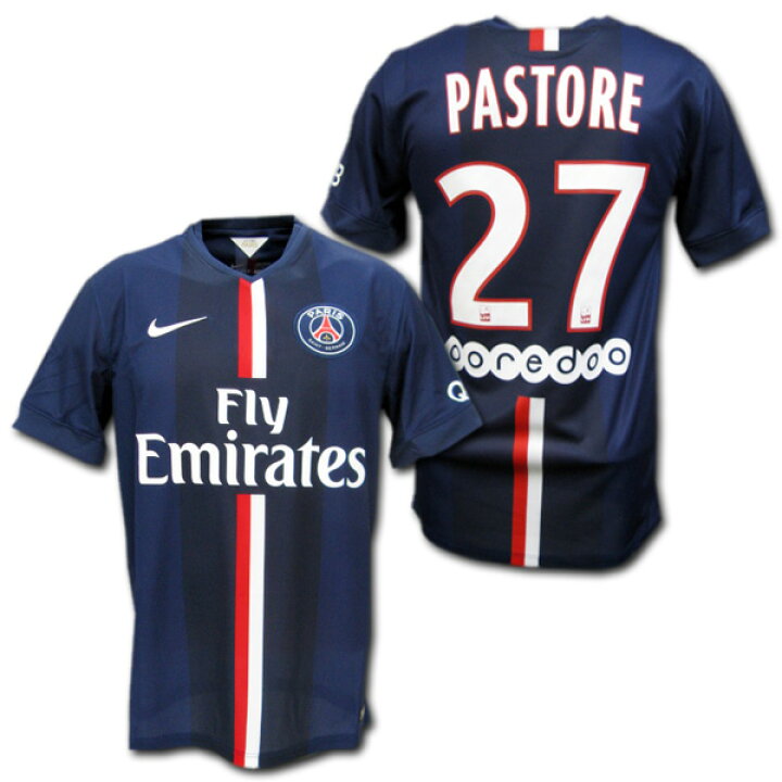 楽天市場】14/15 PSG パリサンジェルマン ホーム（紺） #27 PASTORE 
