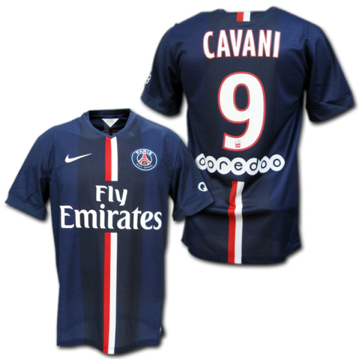 楽天市場】14/15 PSG パリサンジェルマン ホーム（紺） #9 CAVANI 