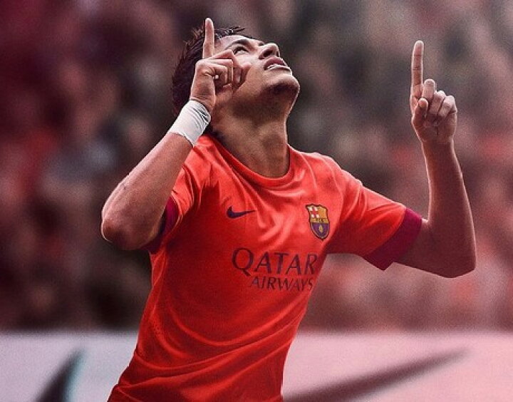 楽天市場】FCバルセロナ 14/15 アウェイ #11 NEYMAR JR ネイマール 
