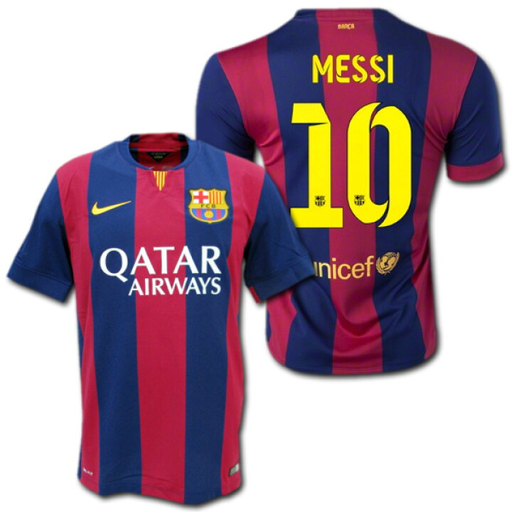 楽天市場】FCバルセロナ 14/15 ホーム #10 MESSI リオネル・メッシ 