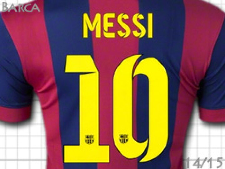 楽天市場】FCバルセロナ 14/15 ホーム #10 MESSI リオネル・メッシ 