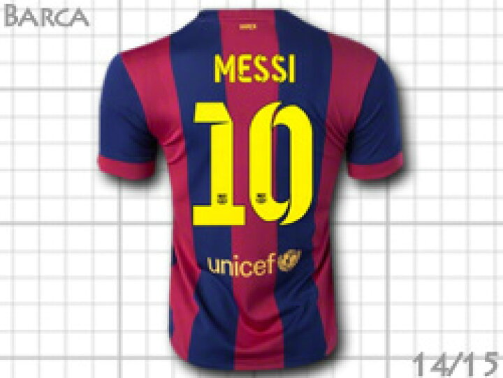 楽天市場】FCバルセロナ 14/15 ホーム #10 MESSI リオネル・メッシ 