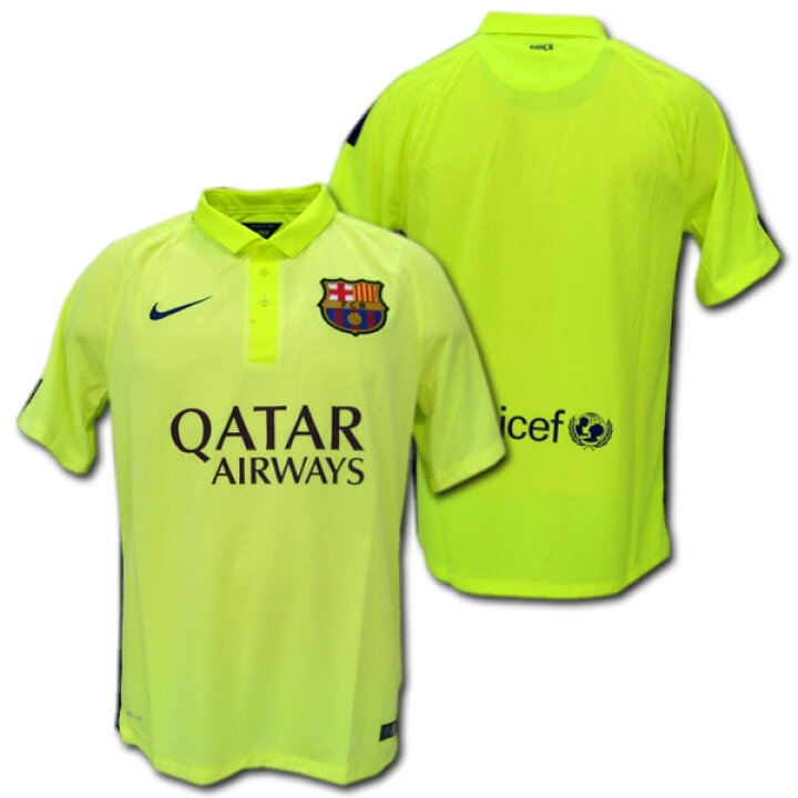 Nike Fcバルセロナ 15 16 アウェイ 半袖レプリカユニフォーム フットサル サッカー用品 スポーツショップgallery 2 バルセロナ トレーニングウェア ユニフォーム Chateaujoliet Com