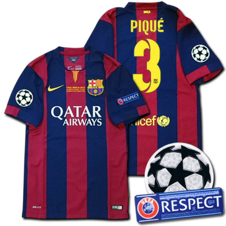 楽天市場】14/15 FCバルセロナ #3 PIQUE
