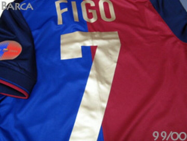 楽天市場】【復刻】FCバルセロナ 99/00 ホーム 100周年 #7 FIGO ナイキ