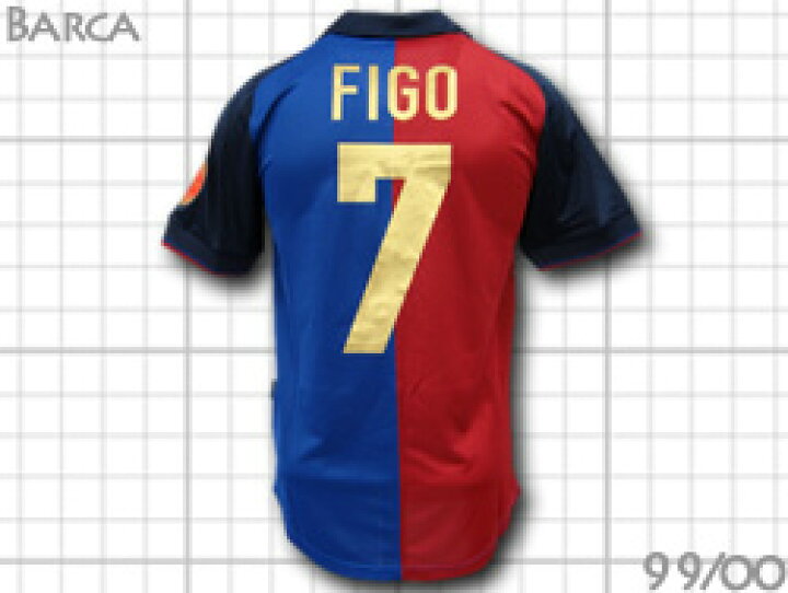 楽天市場】【復刻】FCバルセロナ 99/00 ホーム 100周年 #7 FIGO ナイキ 