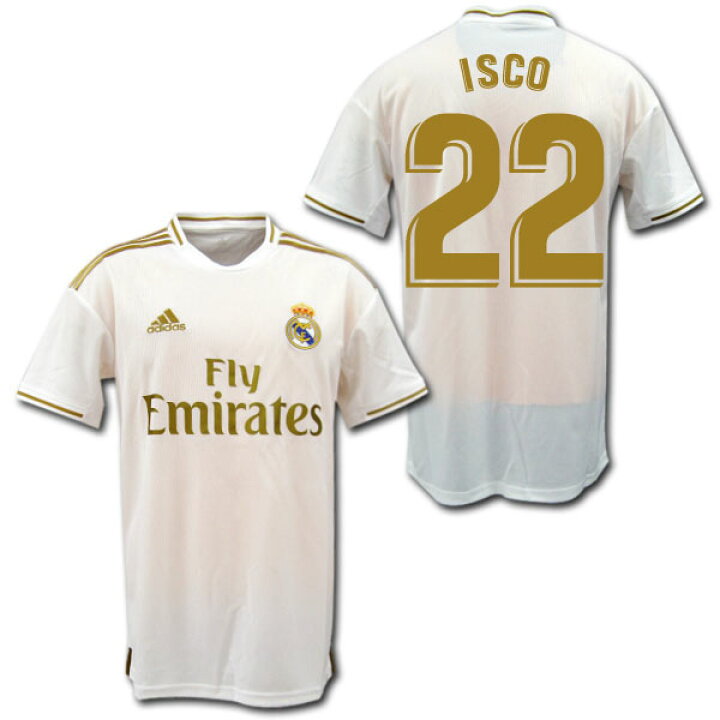 楽天市場】19/20 レアル・マドリード ホーム(白) ＃22 ISCO イスコ 