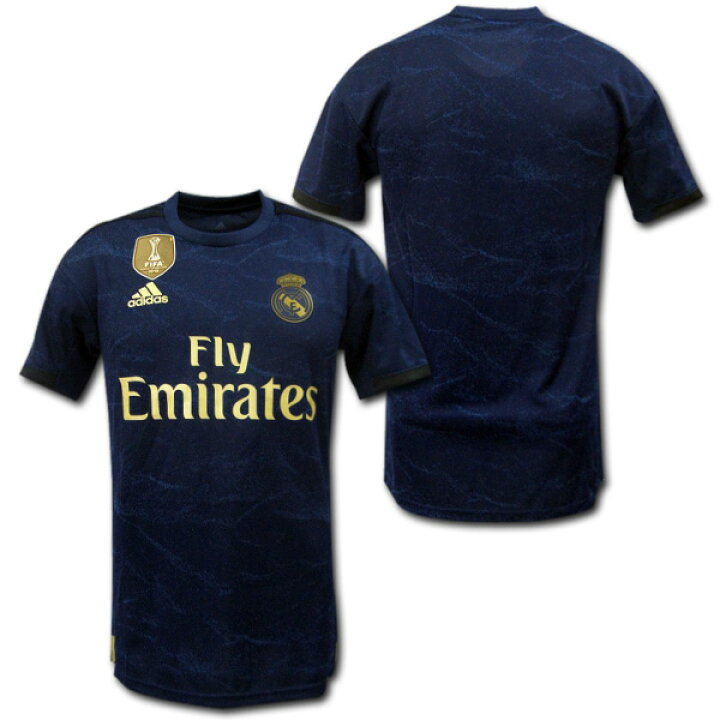 楽天市場 Cwc Lfpパッチ付 19 レアル マドリード アウェイ 紺 Adidas メール便送料無料 O K A フットボール 楽天市場 Cwc Lfpパッチ付 19 レアル マドリード アウェイ 紺 Adidas メール便送料無料 O K A フットボール