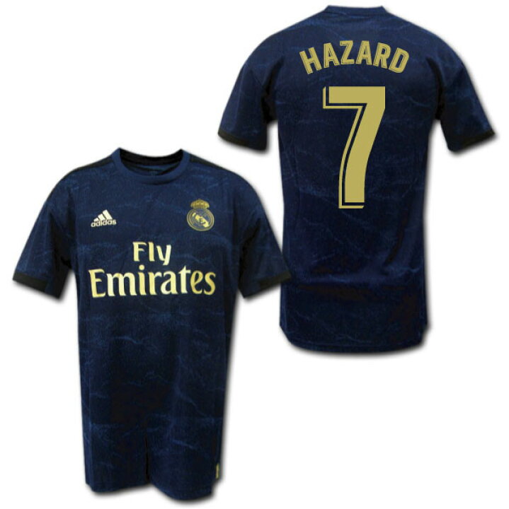 楽天市場 19 レアル マドリード アウェイ ネイビー 7 Hazard エデン アザール Adidas メール便送料無料 O K A フットボール