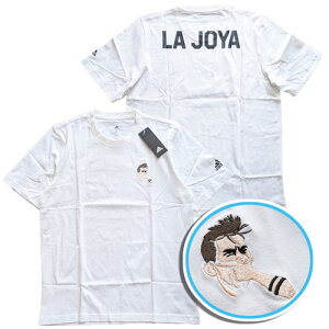 DYBALA　ICON　刺繍Tシャツ　白　ディバラ　LA JOYA (宝石)　adidas　アルゼンチン代表　【メール便送料無料】