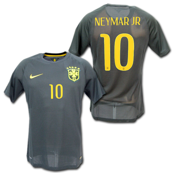 2014　ブラジル代表　サード(グレー)　#10 NEYMAR JR　ネイマール　ナイキ製 | O.K.A.フットボール