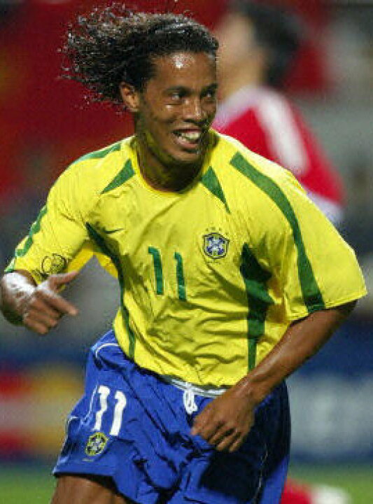 楽天市場】2002 ブラジル代表 ホーム(黄) #11 RONALDINHO 