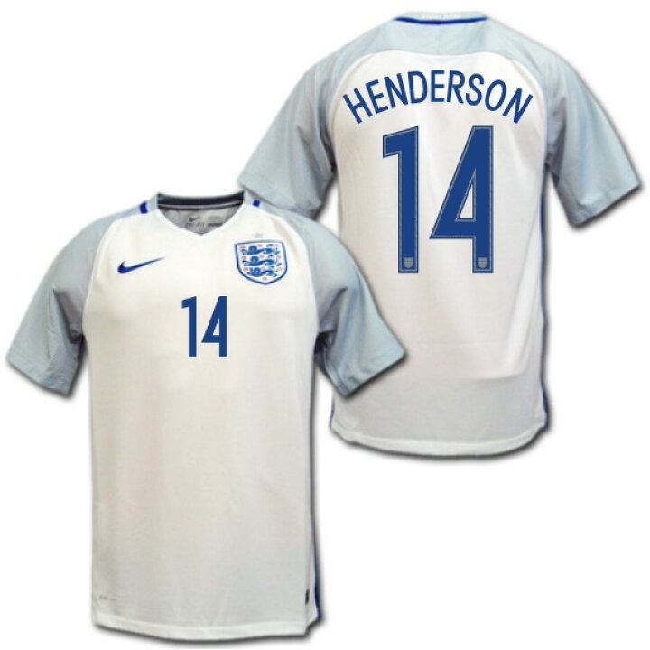 楽天市場 ユーロ16モデル イングランド代表 16 ホーム 白 14 Henderson ヘンダーソン ナイキ製 O K A フットボール