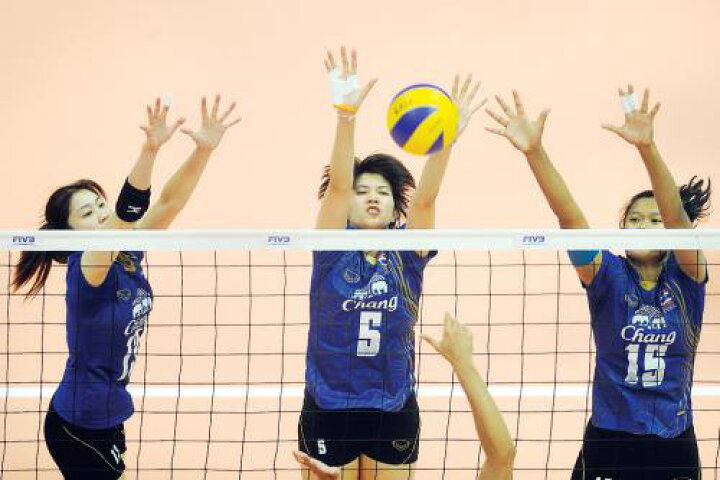 楽天市場 タイ代表 12 女子バレーボール 青 選手用 グランドスポーツ社製 O K A フットボール