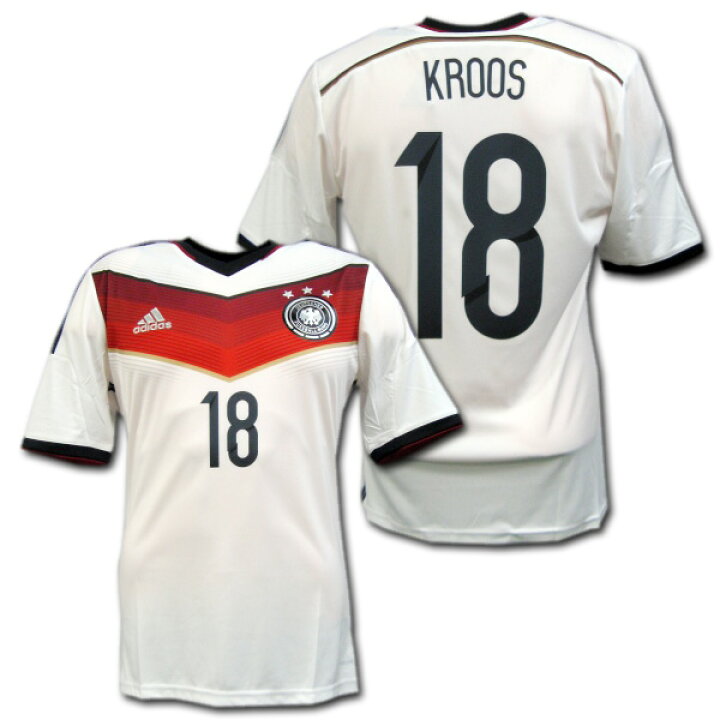 楽天市場】2014 ドイツ代表 Home(白) #18 KROOS トニ・クロース 