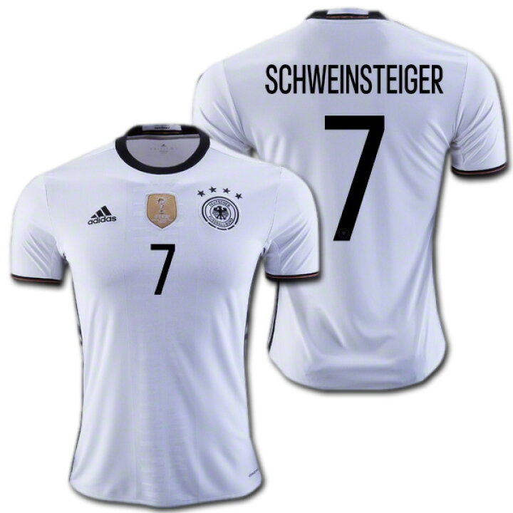 楽天市場 ドイツ代表 16 ホーム 白 7 Schweinsteiger シュヴァインシュタイガー ユーロ16 Adidas O K A フットボール