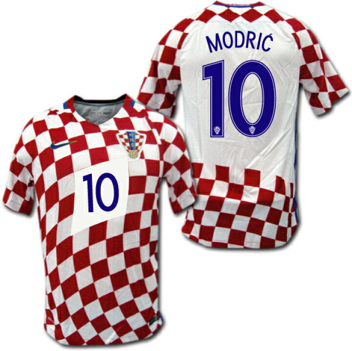 楽天市場 16 クロアチア代表 ホーム 白 赤 10 Modric モドリッチ ナイキ製 メール便送料無料 O K A フットボール