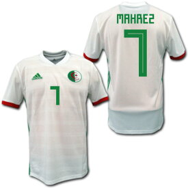 2018　アルジェリア代表　ホーム（白）　＃7　MAHREZ　リヤド・マフレズ　adidas