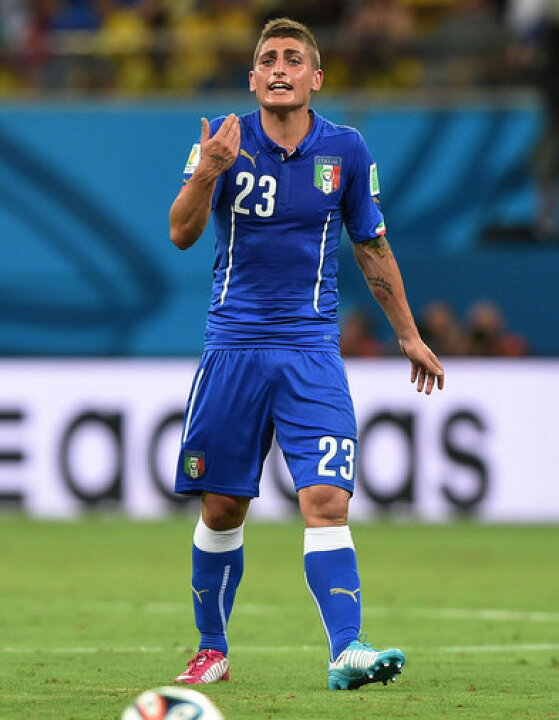 楽天市場】イタリア代表 2014 ホーム（青） #23 VERRATTI 