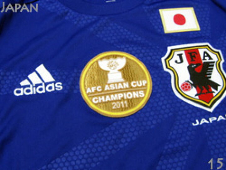 楽天市場 日本代表 アジアカップ15パッチ付き ホーム O K A フットボール