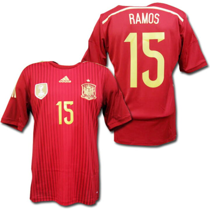 楽天市場】【1万円+税】 2014 スペイン代表 ホーム(赤) #15 RAMOS 